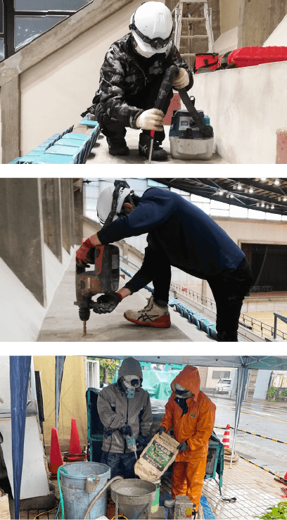 耐震補強工事の仕事について